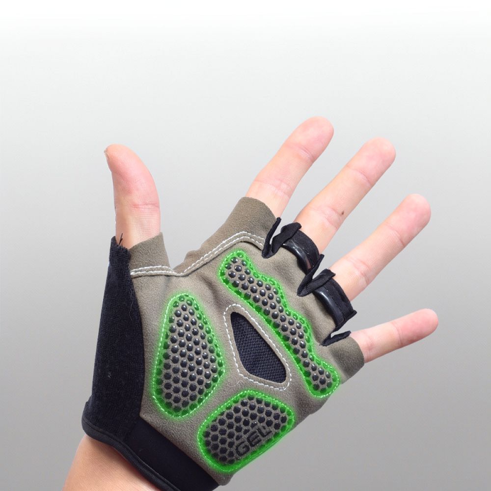 قفازات ركوب الدراجات نصف الأصا - مراجعة Cycling Gear And Equipment وسعره